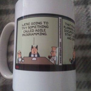 DILBERT COFFEE MUG NEW